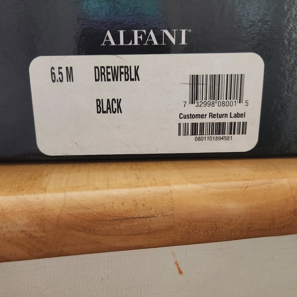 (SOLD) Alfani Drew Black Knee High Boot - Picture 8 of 8